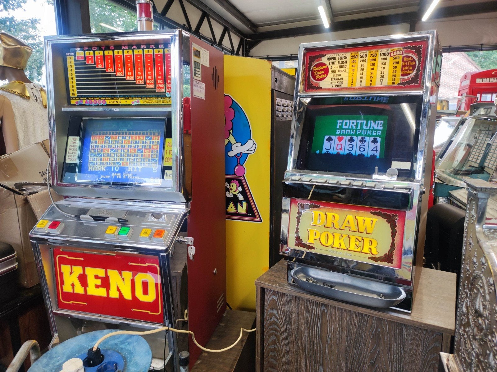 3 x Vidéo Poker IGT Bally Jackpot des années 1980, Collections, Machines | Machines à sous, Enlèvement