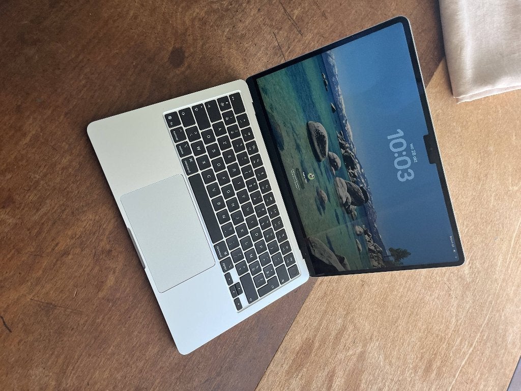 MacBook Air Apple M4, 10‑core CPU, 10‑core GPU, 24GB RAM, Computers en Software, Ophalen, 13 inch, 512 GB, Refurbished
