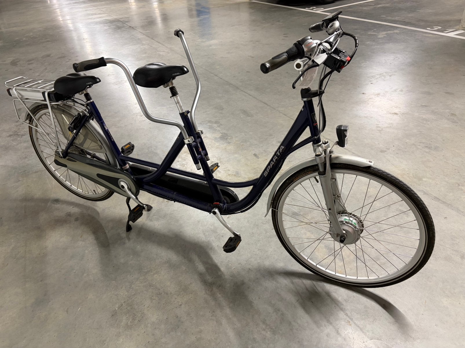 Sparta DoubleX Tandem elektrisch, Vélos & Vélomoteurs, Vélos électriques, Comme neuf, Sparta, Enlèvement