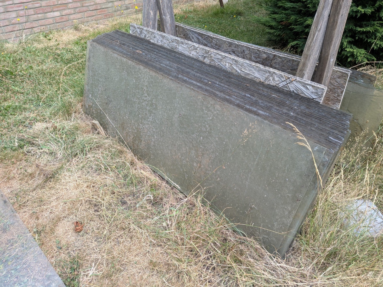 Verre de serre martelé carreaux 150x50cm, Enlèvement