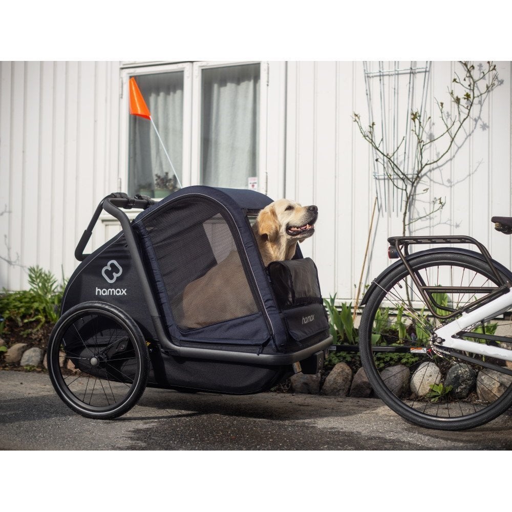 Hamax Pluto Large honden fietskar en buggy, Autres marques, Enlèvement, Neuf, Remorque de vélo pour chien