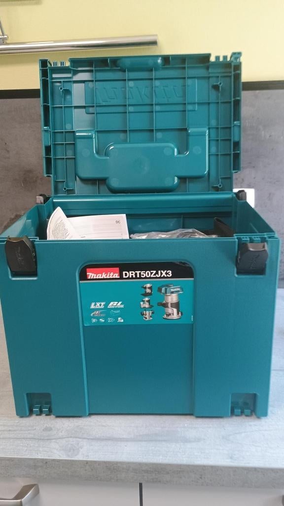 MAKITA DRT50ZJX3 18V LXT 6-8 mm draadloze router, Overige soorten, Accu, Nieuw, Ophalen of Verzenden
