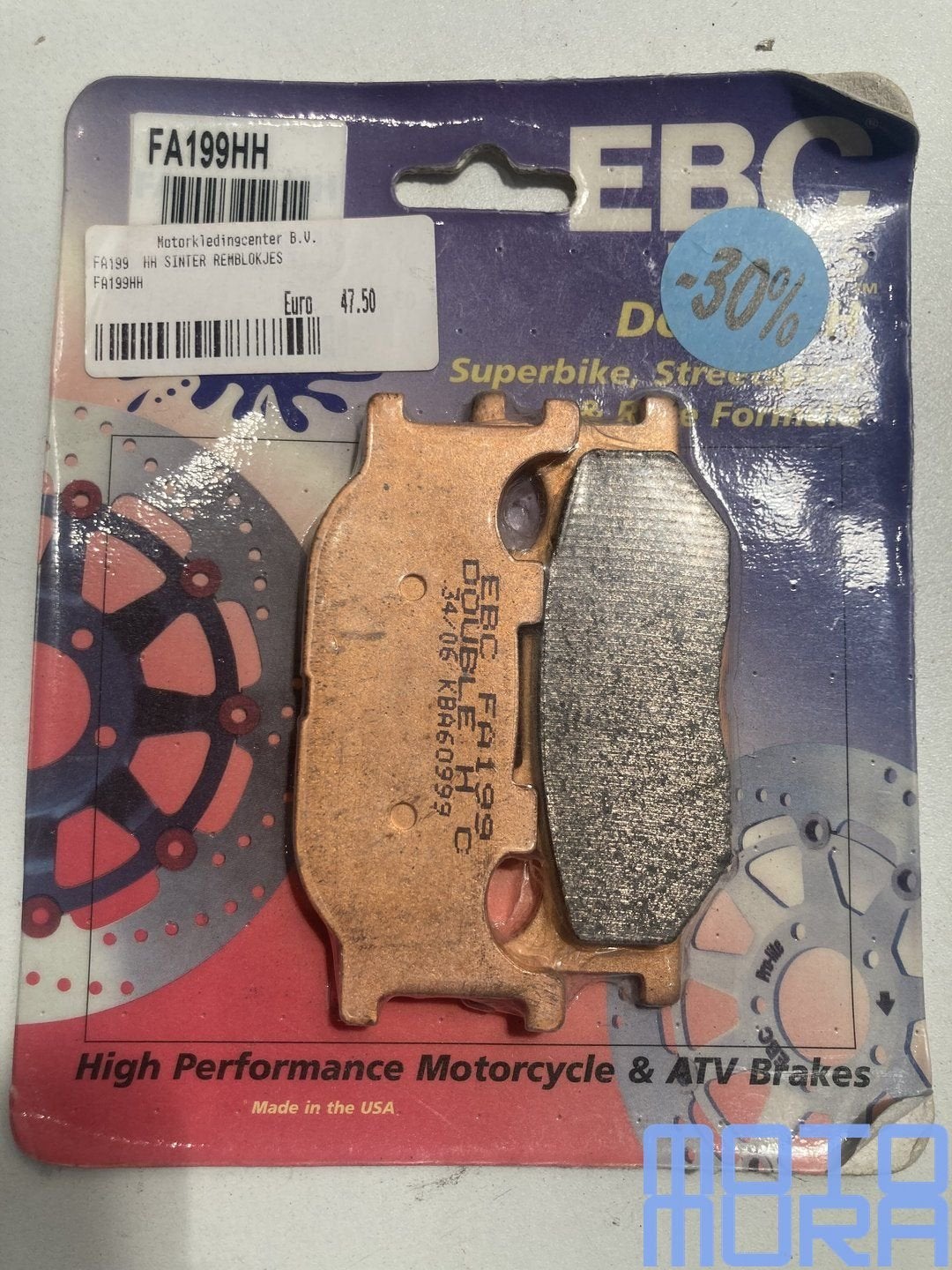 EBC FA199HH remblokken set Yamaha 1300 voorremblokken NOS FA, Motoren, -, -, Nieuw, Ophalen of Verzenden