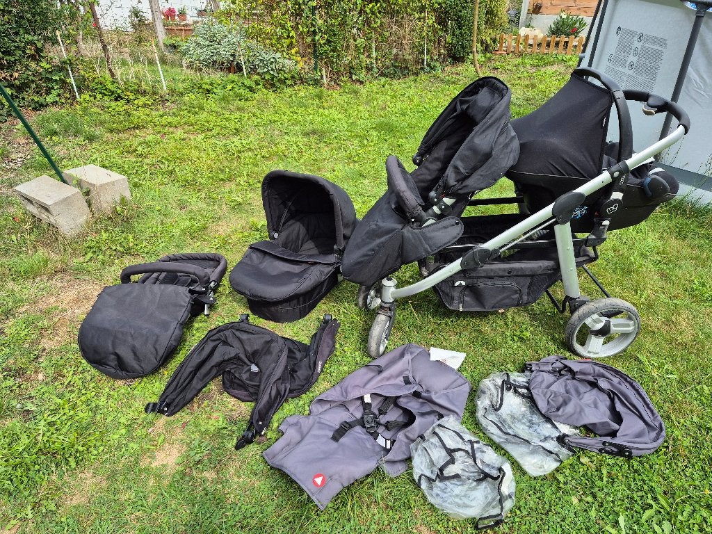 Poussette double, Enfants & Bébés, Autres marques, Poussette combi, Voiture duo, Enlèvement