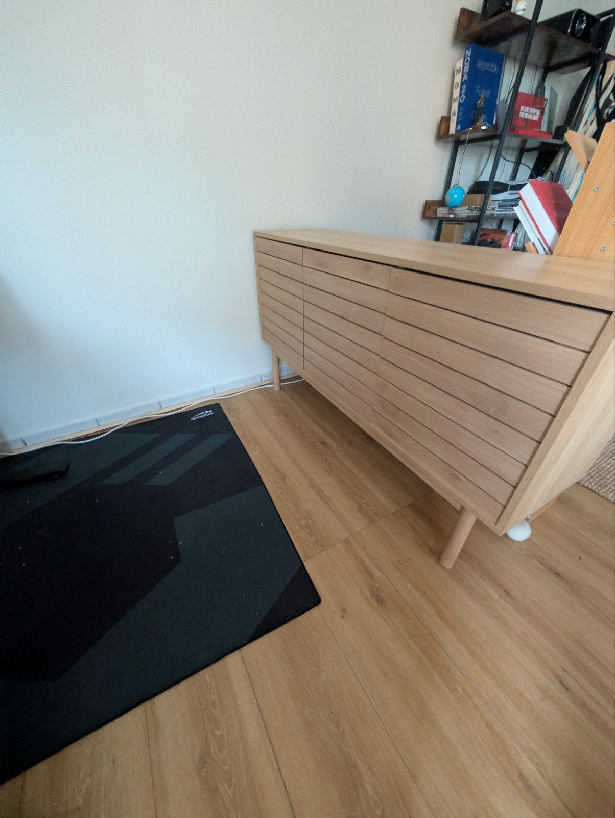 Buffet/armoire moderne (Jysk) avec aspect bois, Maison & Meubles, Enlèvement