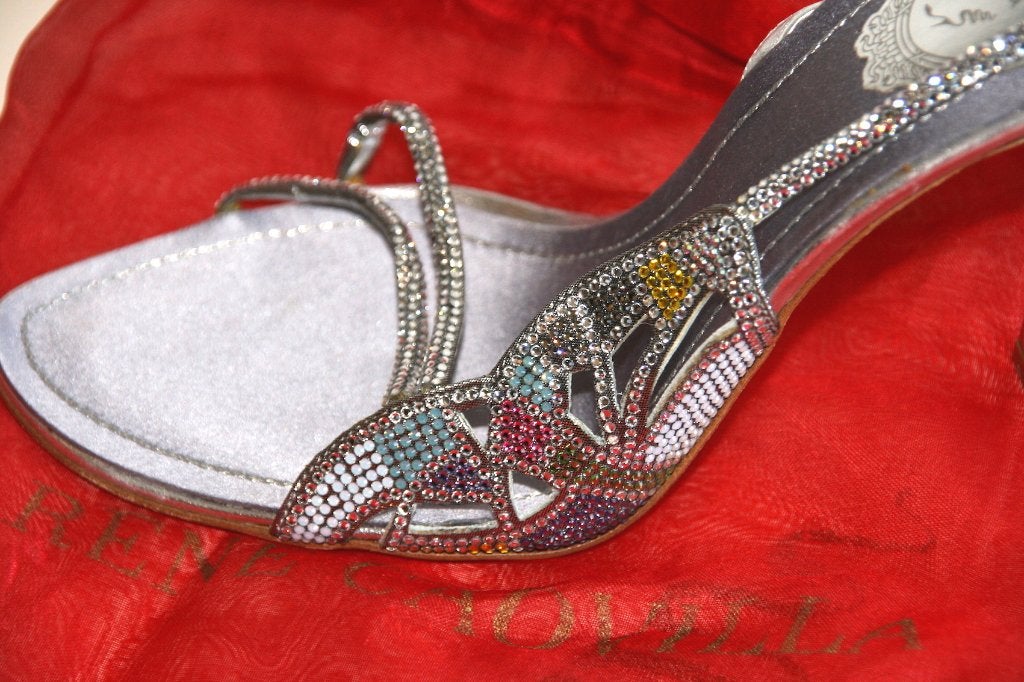 Magnifique Chaussures de Soirée René Caovilla Neuves, Neuf, Enlèvement ou Envoi, René Caovilla, Autres couleurs