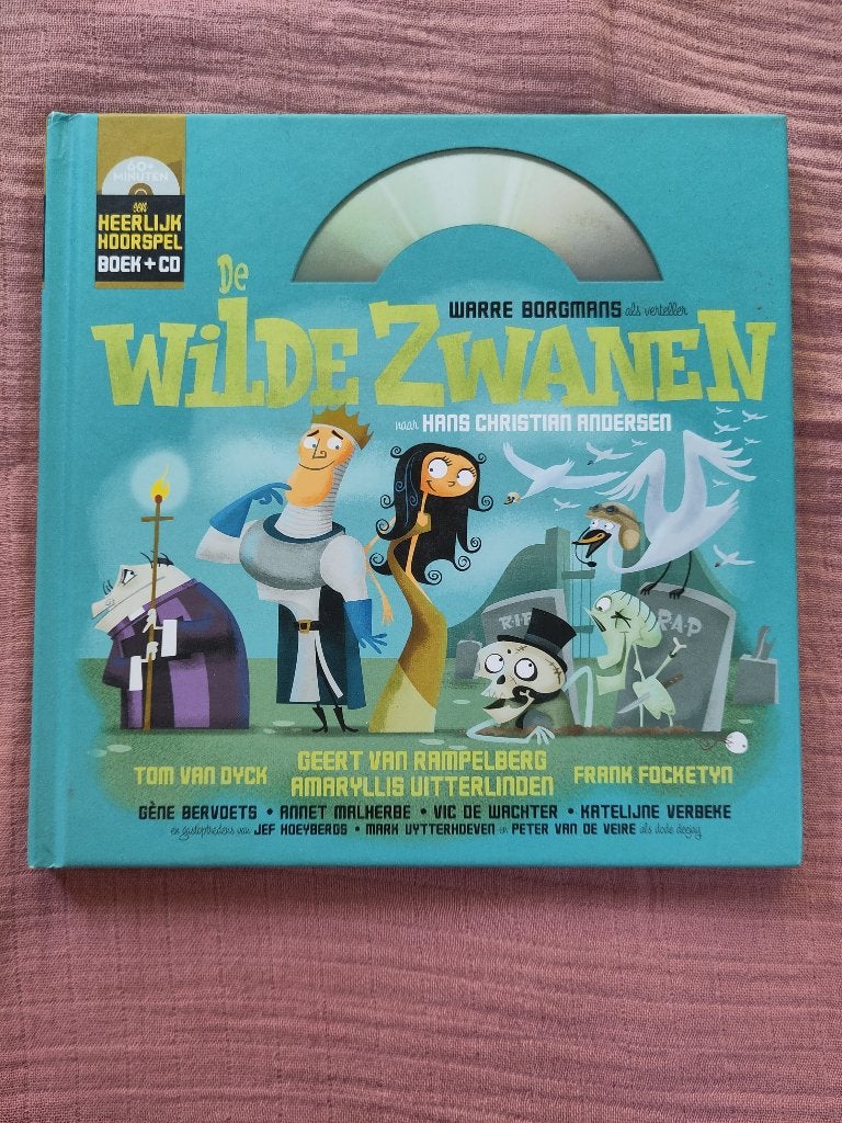 De Wilde Zwanen – Heerlijk hoorspel Boek + CD, Livres, Livres audio & Audiolivres, Enlèvement ou Envoi, CD, Enfant