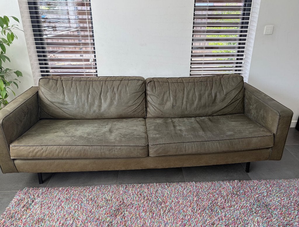 Zetel gratis op te halen, Maison & Meubles, 200 à 250 cm, Banc droit, Enlèvement, Utilisé