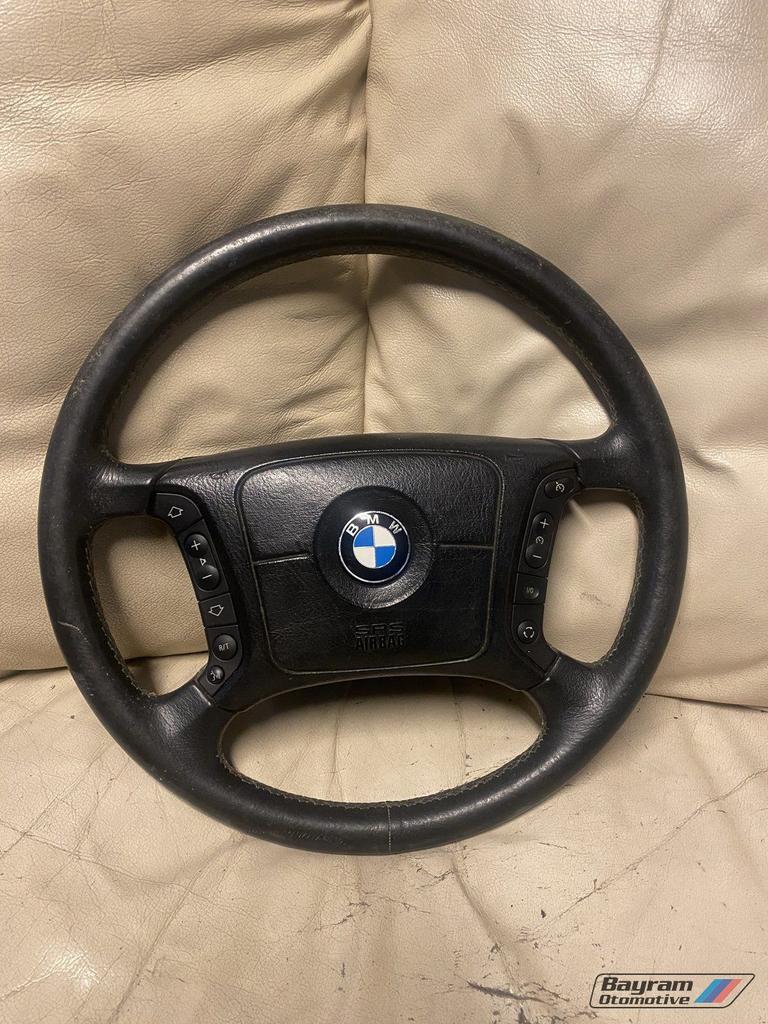 Bmw E39 stuur met airbag E38 mf stuur zwart leder 5-serie, Auto-onderdelen, Gebruikt, -, -, Ophalen of Verzenden