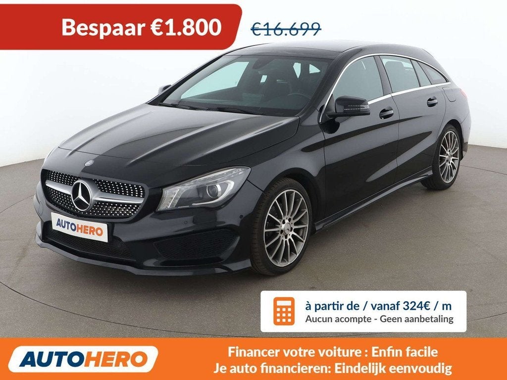 Mercedes-Benz CLA-Klasse 200 CLA 200 Shooting Brake AMG Line, Auto's, CLA, Gebruikt, Zwart, https://public.car-pass.be/vhr/f3d69218-f2fb-4ebd-9507-5f8b47c4fccf