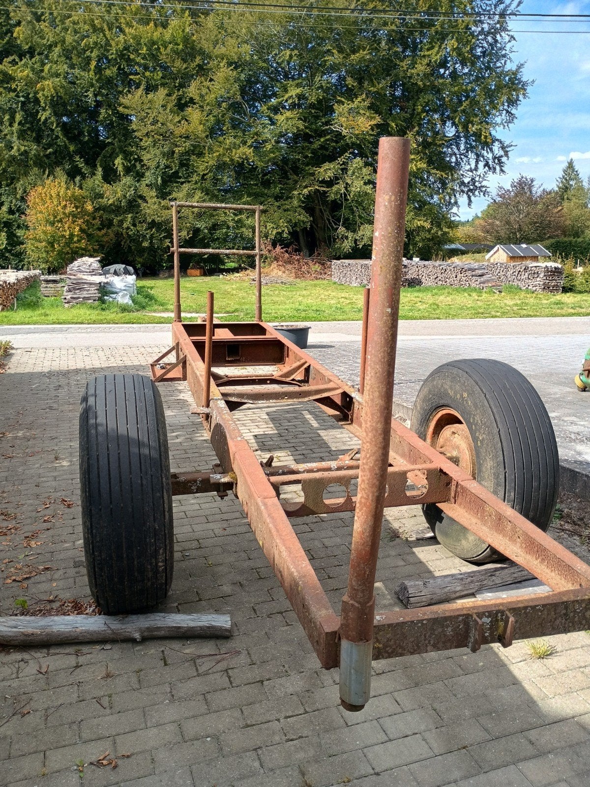 Houten aanhangwagen (Four Steres Eighty), 100 liter of meer, Ophalen of Verzenden, Gebruikt, Transportkar
