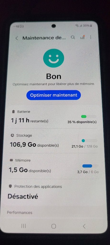 Samsung a52 s  5g, Enlèvement