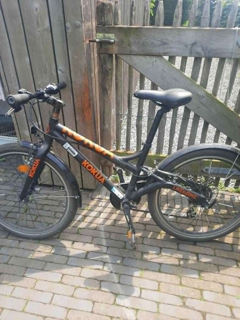 kokua like to bike kinderfiets (zwart), Vélos & Vélomoteurs, Frein sur jante, Enlèvement, Utilisé, Kokua