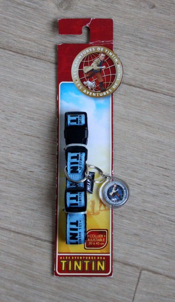 Tintin collier ajustable chien Hergé Kuifje leiband hond, Envoi, Tintin, Neuf