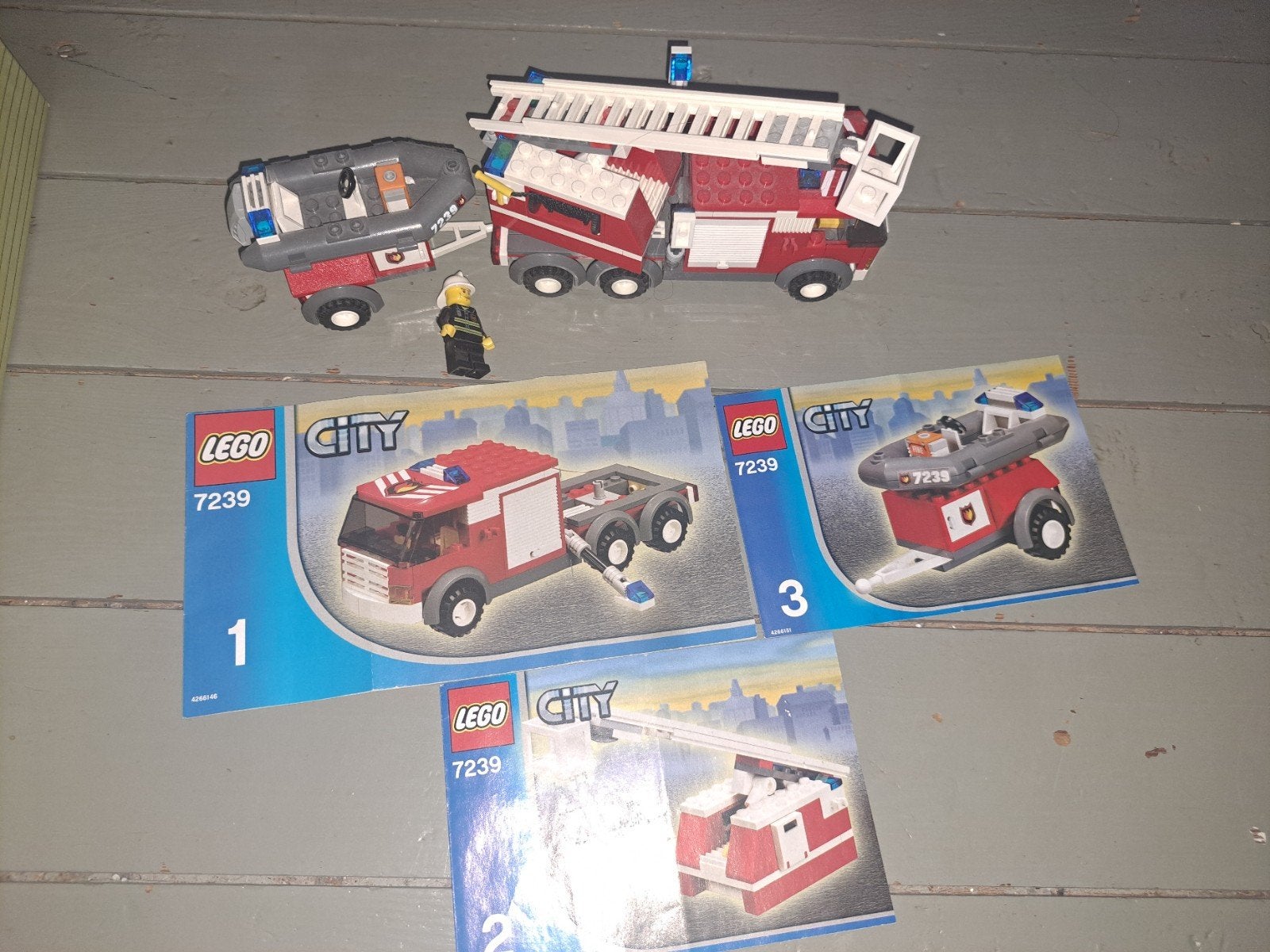 lego brandweerwagen 7239, Ophalen of Verzenden