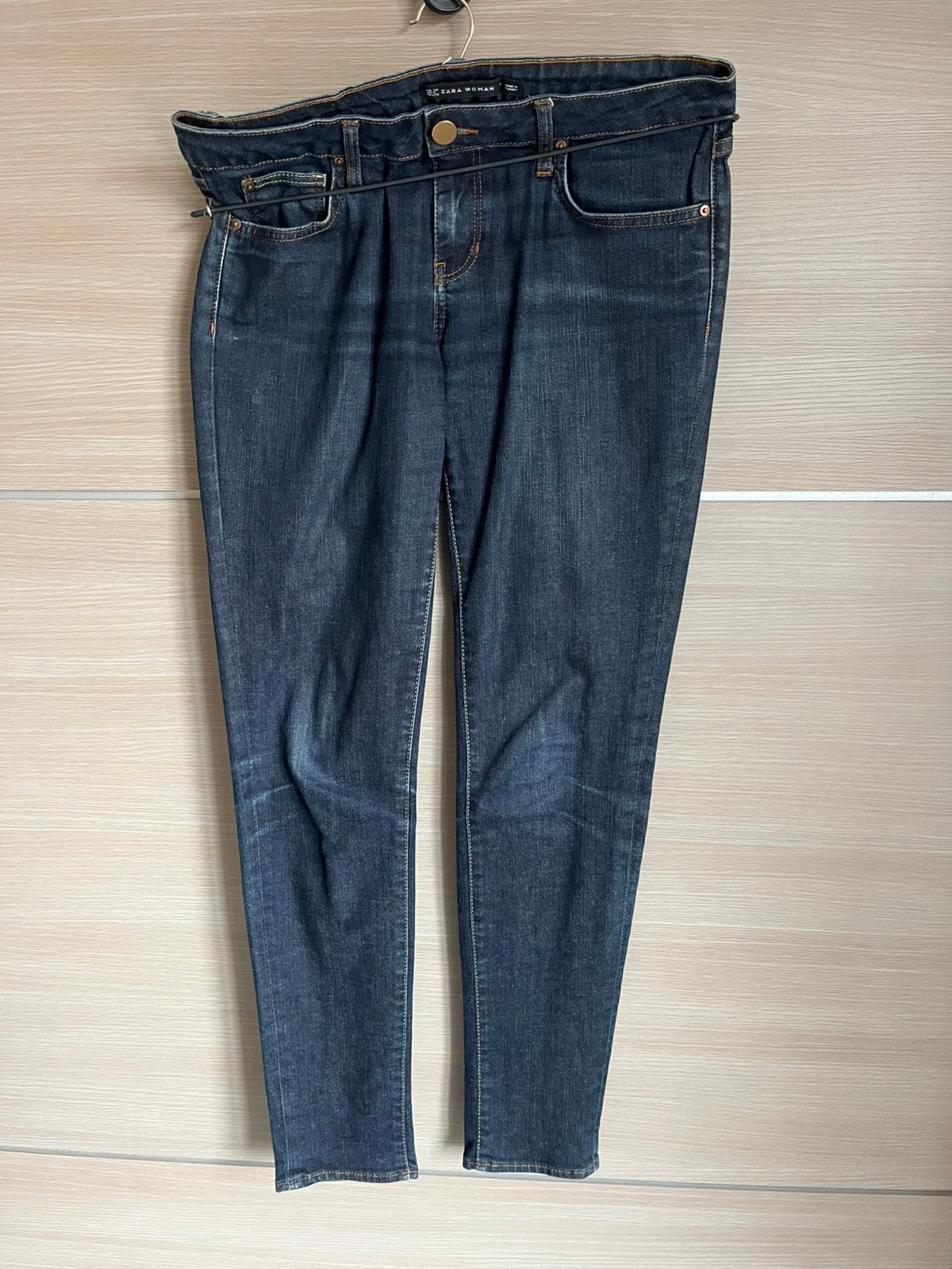 Jeansbroek Zara - maat 38, Ophalen of Verzenden, Gedragen, Blauw, W30 - W32 (confectie 38/40)