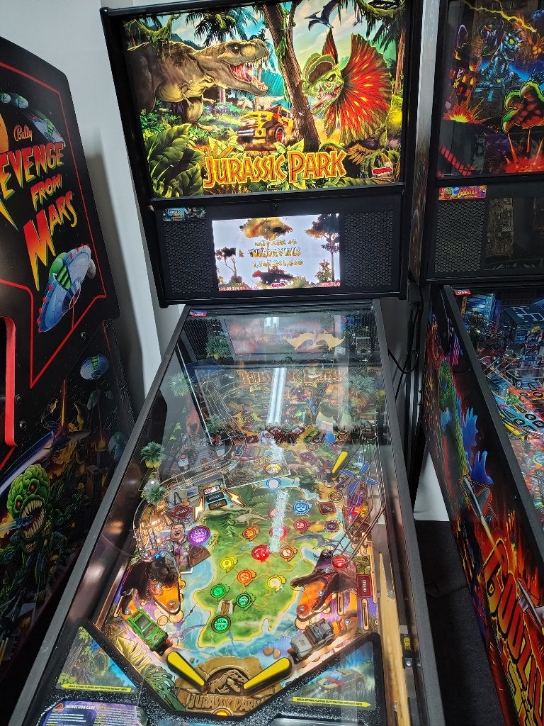 Flipper HUO Stern Jurassic Park, Collections, Comme neuf, Enlèvement, Électronique, Flipper (jeu)