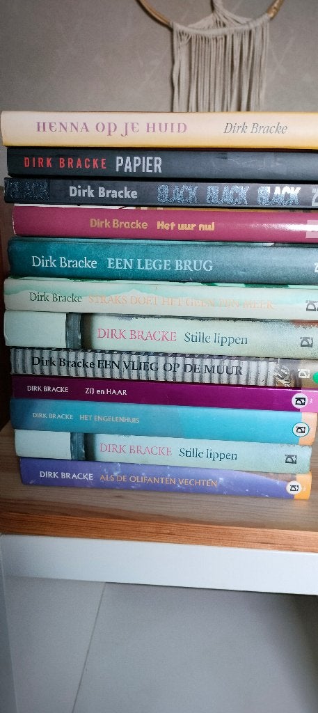 Boeken Dirk Bracke, Boeken, Ophalen, Zo goed als nieuw, België