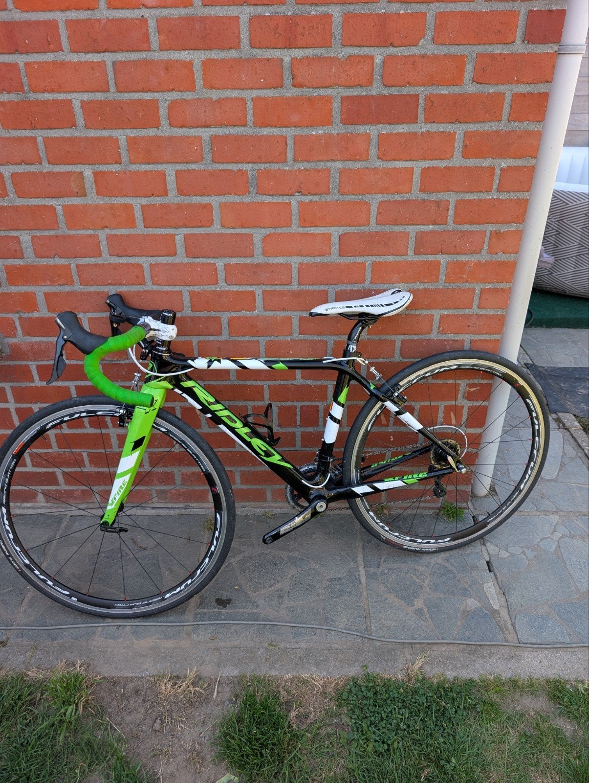Mooie carbon crossfiets koersfiets jeugd miniemen, Enlèvement, Carbone