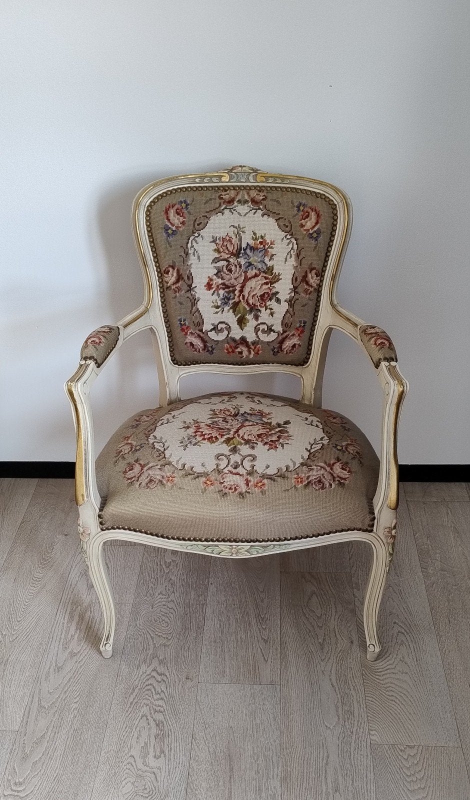 Vintage Louis XV stoel, Antiek en Kunst, Ophalen