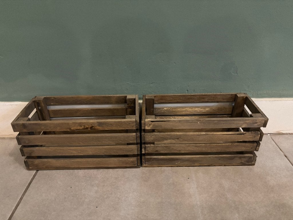 Decoratieve kistjes / Appelkistjes – Naturel, Huis en Inrichting, Woonaccessoires | Kisten, Nieuw, Ophalen of Verzenden, Rijkevorsel