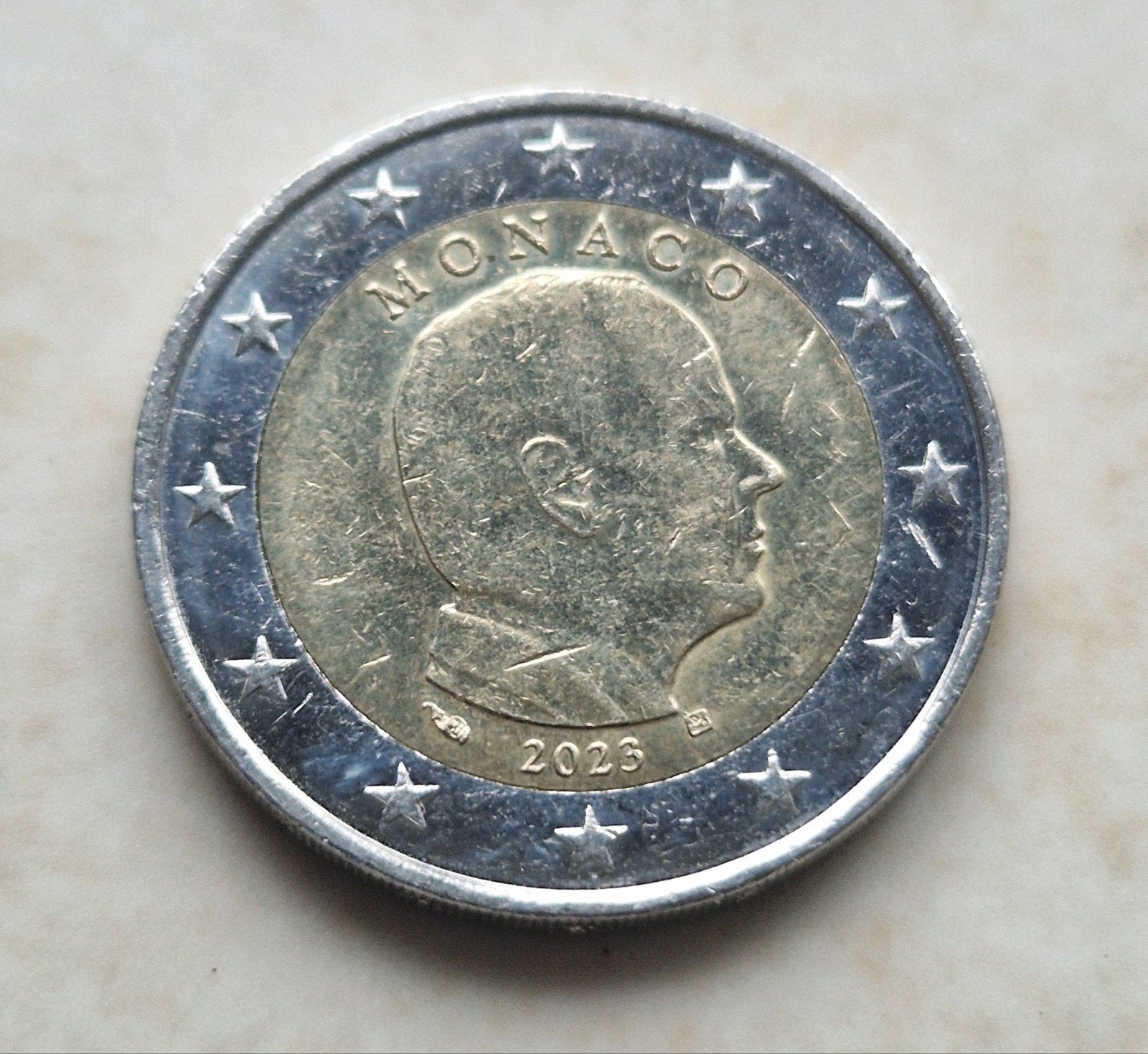 2023 Monaco , 2 Euro Coin, Ophalen of Verzenden, Monaco, 2 euro