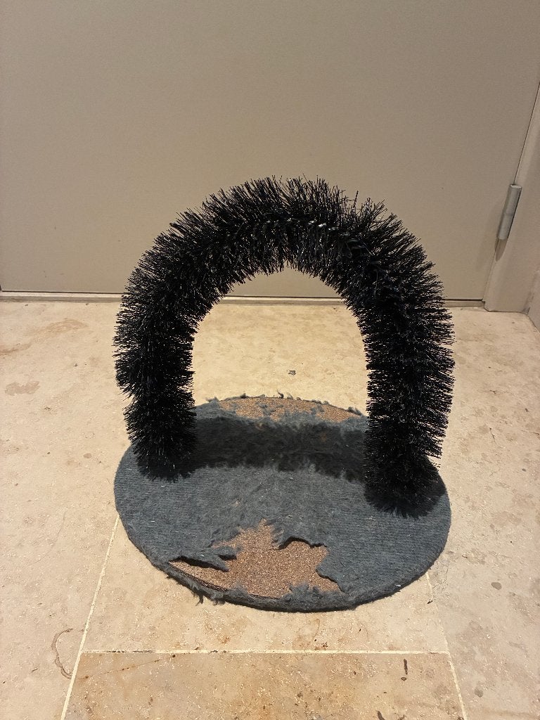 Kattenborstel / kattenmassageboog GRATIS, Ophalen, Gebruikt