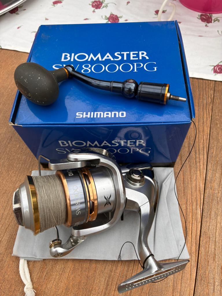 Shimano Biomaster SW 8000 PG, Enlèvement, Comme neuf, Moulinet