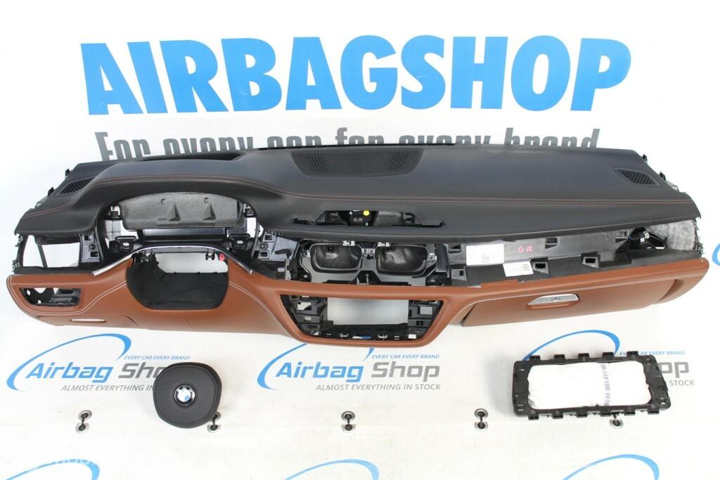 Airbag kit Tableau de bord brun cognac BMW 7 G11 G12, Auto-onderdelen, Dashboard en Schakelaars, Gebruikt, Ophalen of Verzenden