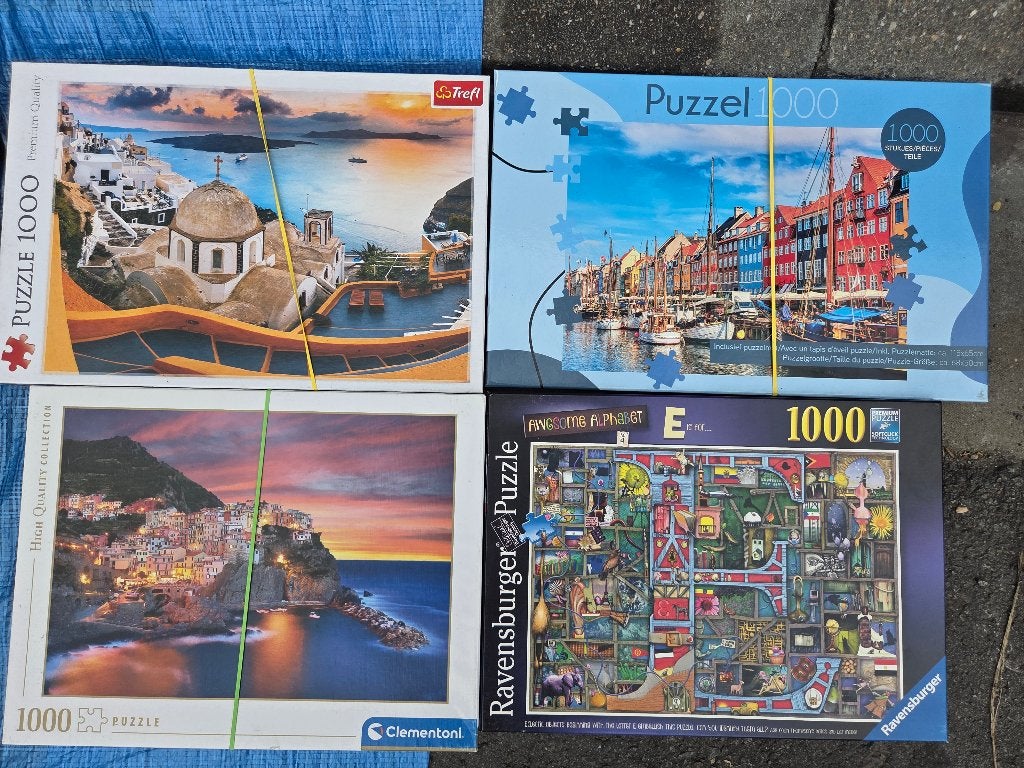 Puzzle 1000 pieces, Enlèvement ou Envoi, 500 à 1500 pièces, Comme neuf, Puzzle