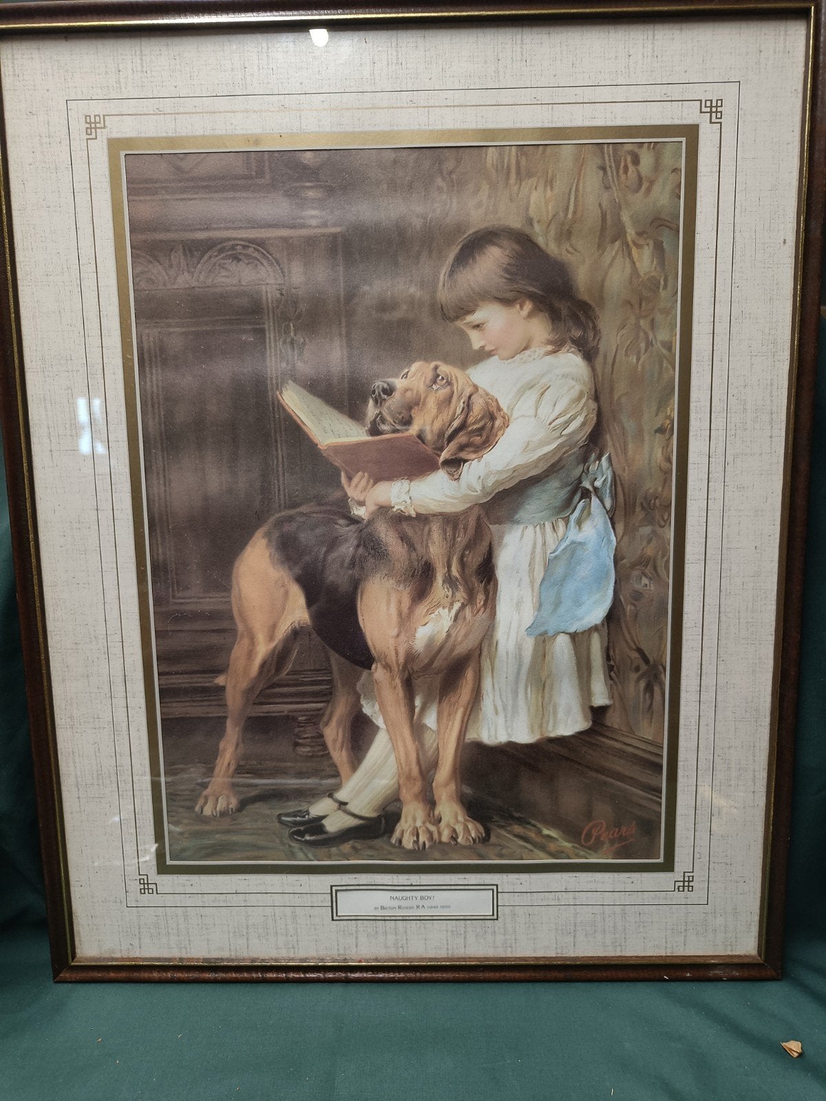 Foto Naugty Boy 1840-1920. 42 cm 53, Ophalen