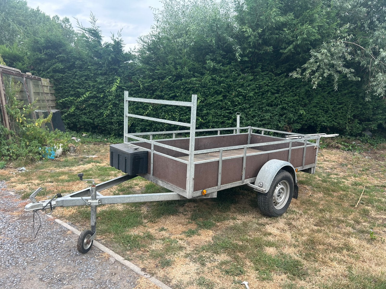 aanhanger enkelasser 750 kg, Auto diversen, Aanhangers en Bagagewagens, Ophalen, Zo goed als nieuw