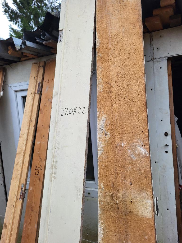 Deur kader hout, Ophalen