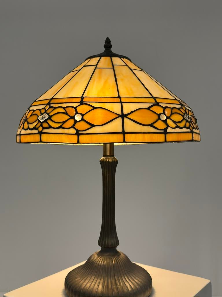 Grande lampe Tiffany exclusive, Maison & Meubles, Lampes | Lampes de table, Comme neuf, Verre, Enlèvement