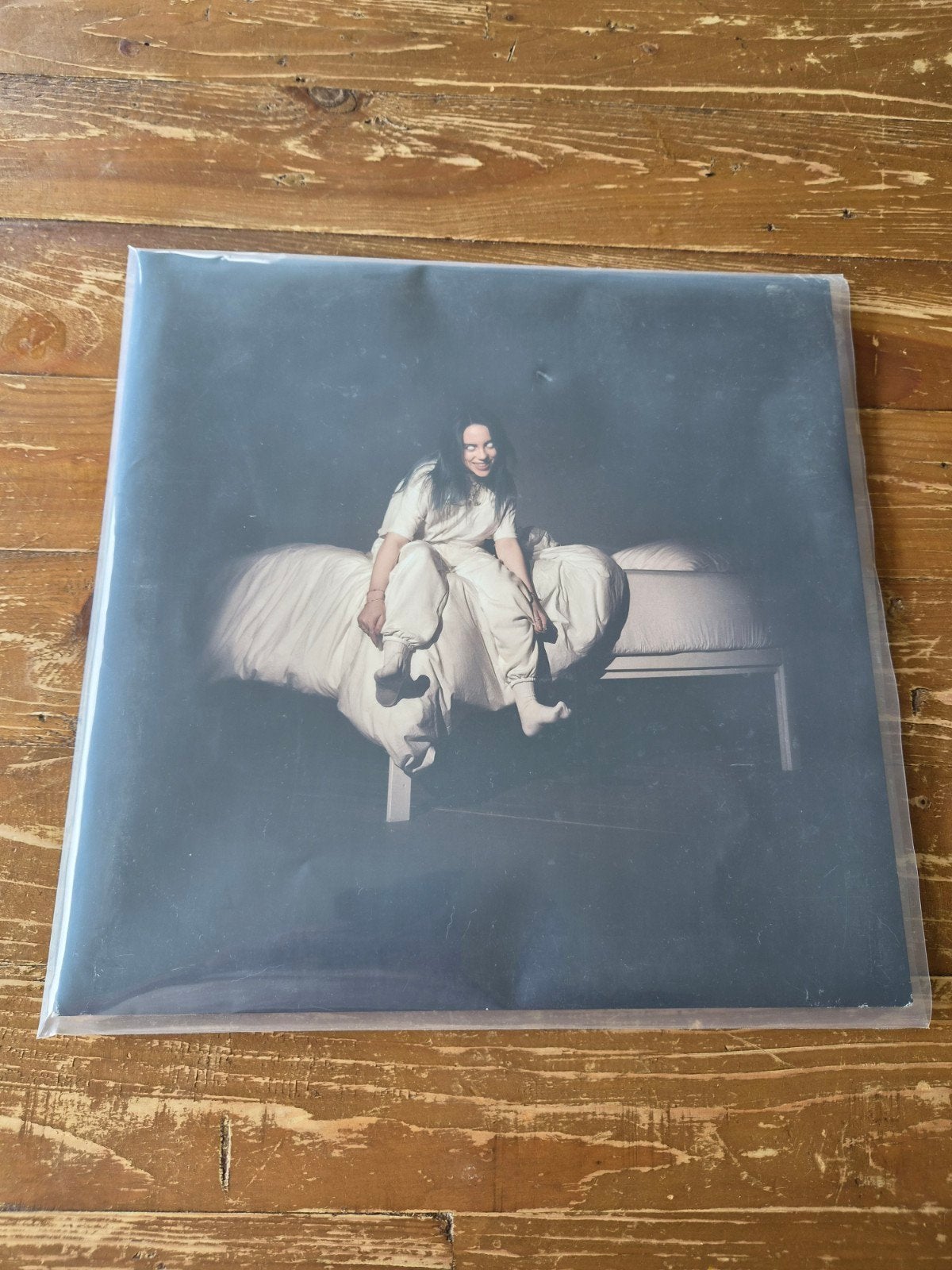 Billie Eilish – When We All Fall Asleep – geel vinyl, Beschermende buitenhoes, Ophalen of Verzenden