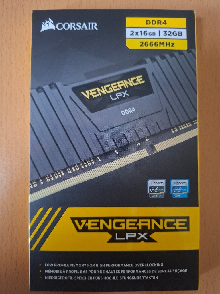 Kit de 32GB (2 x 16GB) DDR4 à 2666MHz CL16 Vengeance LPX, 32 GB, Enlèvement ou Envoi, DDR4, Comme neuf