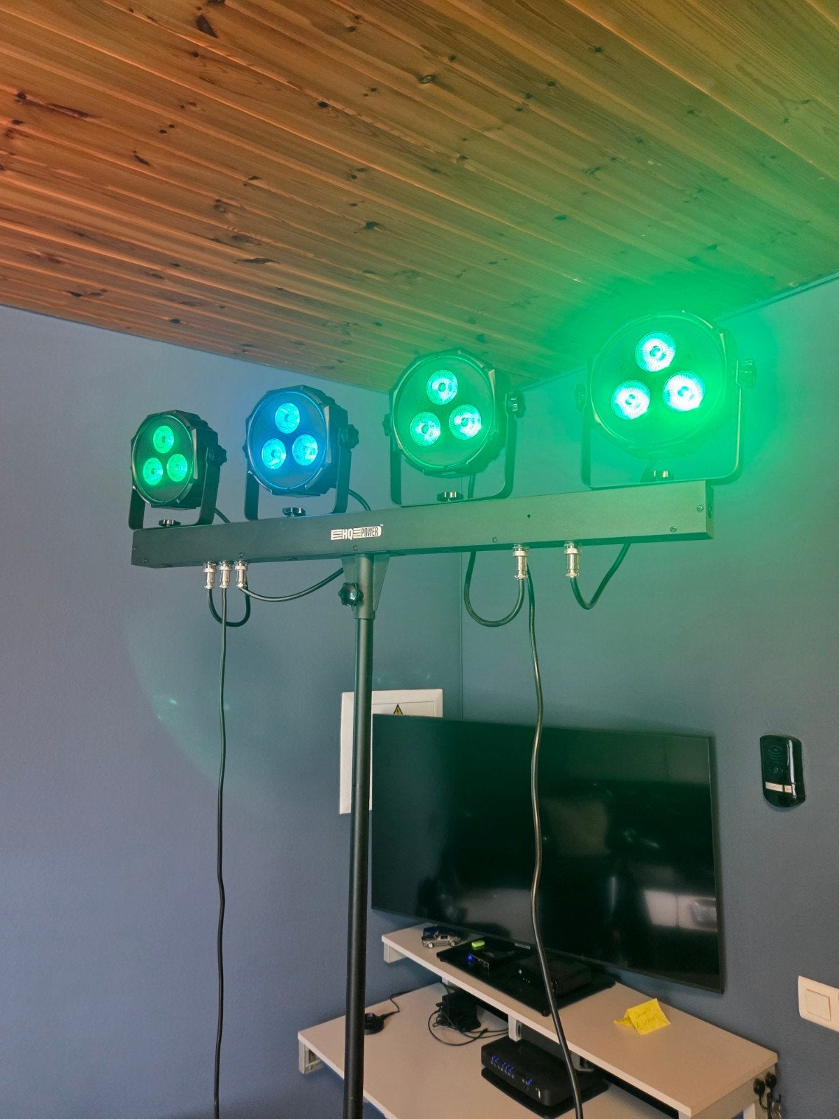 4 jeux de lumières plus machine à fumée, Muziek en Instrumenten, Licht en Laser, Ophalen, Licht