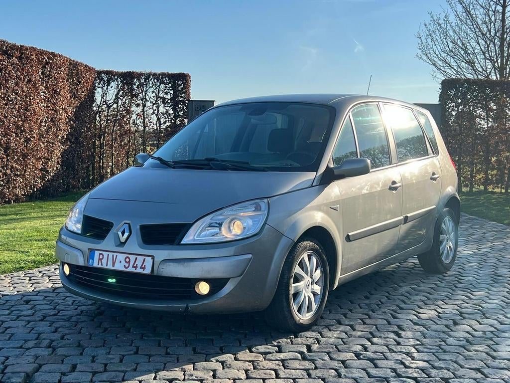 Renault scenic benzine klaar om te registreren!!!, Stof, Zwart, 5 deurs, Particulier