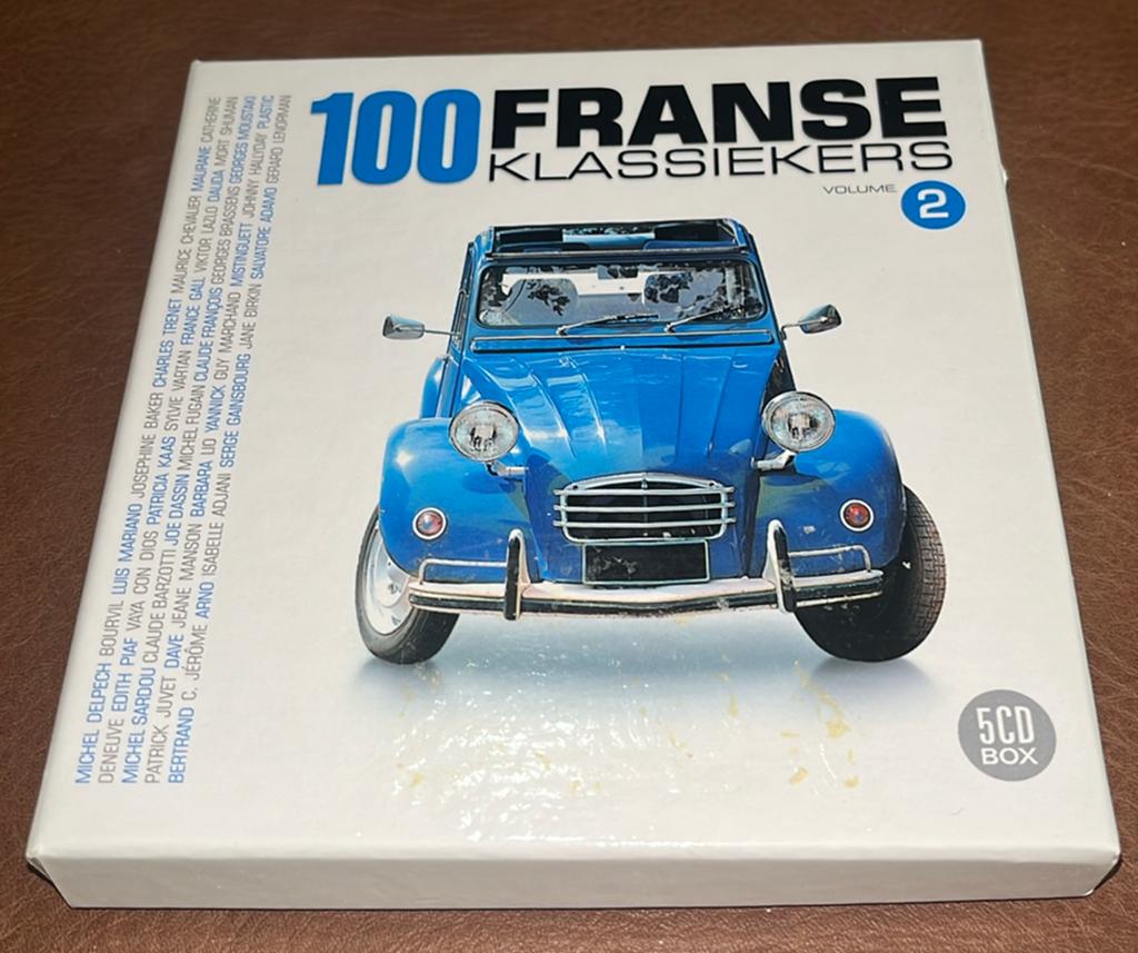 100 Franse Klassiekers 2 - 5CD Box, Enlèvement ou Envoi, Comme neuf