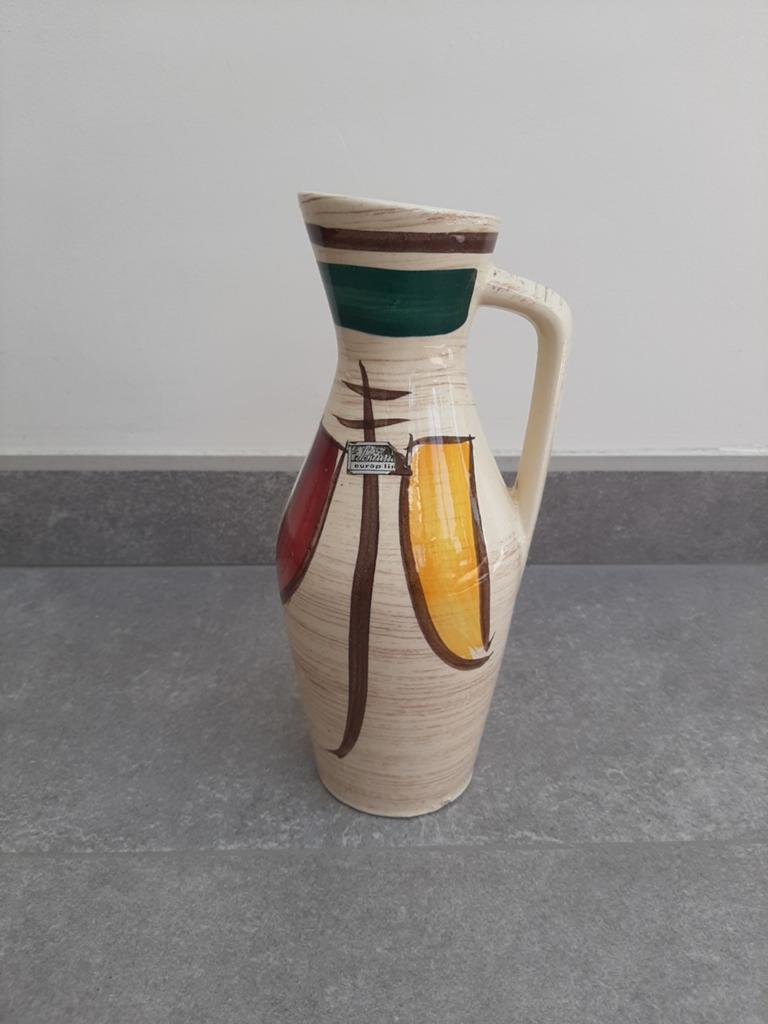 Vase en céramique Scheurich Europ Linie 22 cm, Maison & Meubles, Enlèvement