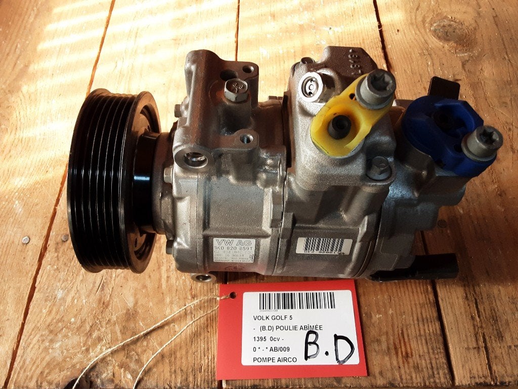 COMPRESSEUR CLIMATISATION Golf V (1K1) (1K0820859T), Volkswagen, Mevr. I. Hauben, Utilisé, Rue de l'Espoir 34 34
4030  GRIVEGNÉE, BE