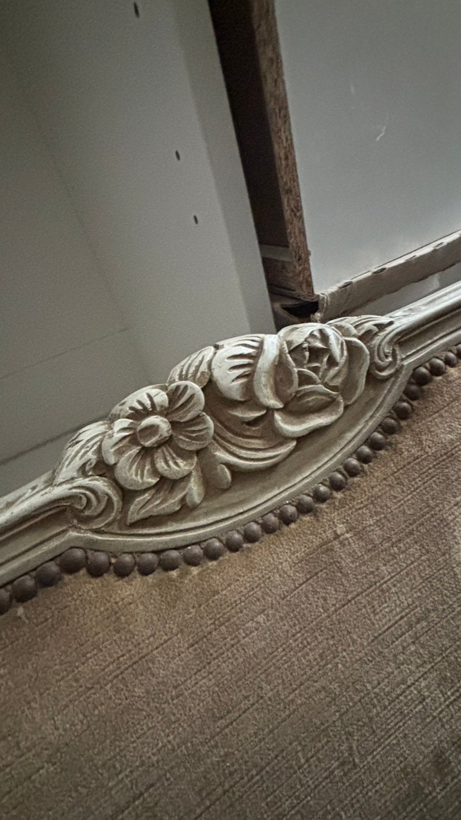 Salon Louis XV ancien en bois sculpté à restaurer, Huis en Inrichting, Fauteuils, Ophalen, Gebruikt, Hout