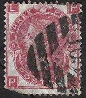 1 Postzegel Groot-Brittannië 1868 Koningin Victoria (I), Enlèvement ou Envoi, Affranchi