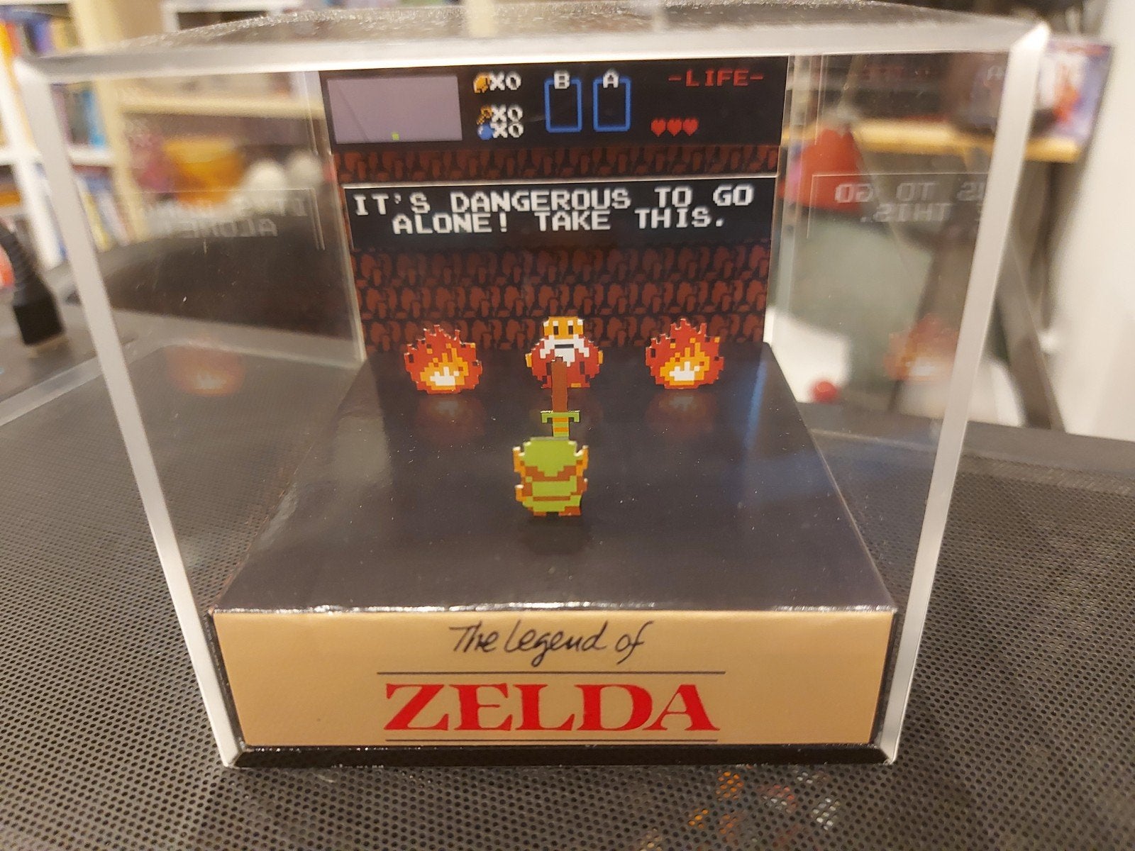 Diorama 3D Zelda – Décoration rétro gaming – Pièce artisanal, Collections, Enlèvement ou Envoi, Comme neuf