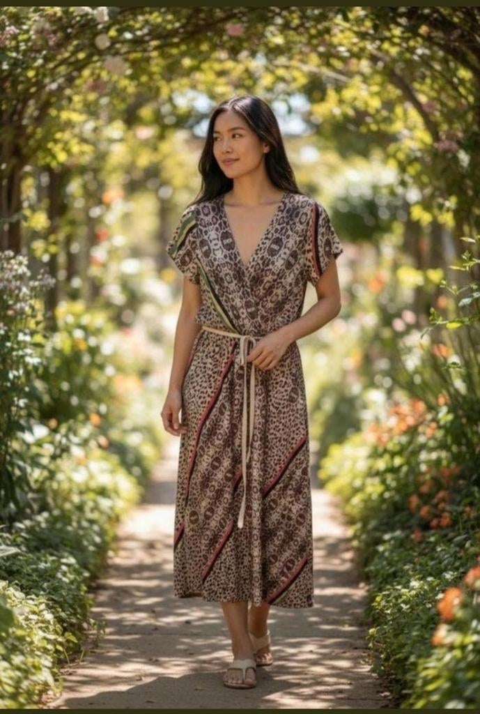 Robe longue NEW MINERVA MODA Taille S/M, Vêtements | Femmes, Robes, Neuf, Taille 36 (S), Brun, Sous le genou, Enlèvement ou Envoi