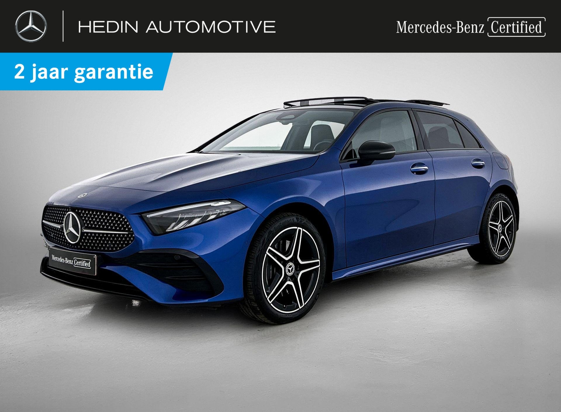 Mercedes-Benz A-klasse 250 e Hatchback AMG Line | Panoramisc, Auto's, Dealer onderhouden, Stof, Gebruikt, 4 cilinders