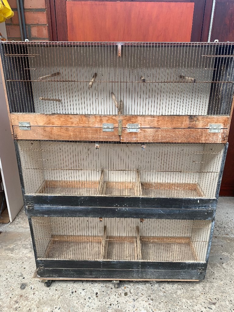 3 grote kweekkooien, Ophalen, Gebruikt, Vogelkooi