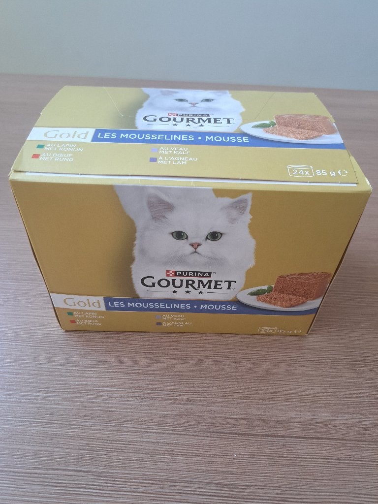 Katteneten Gourmet Gold mousse, Ophalen, Kat
