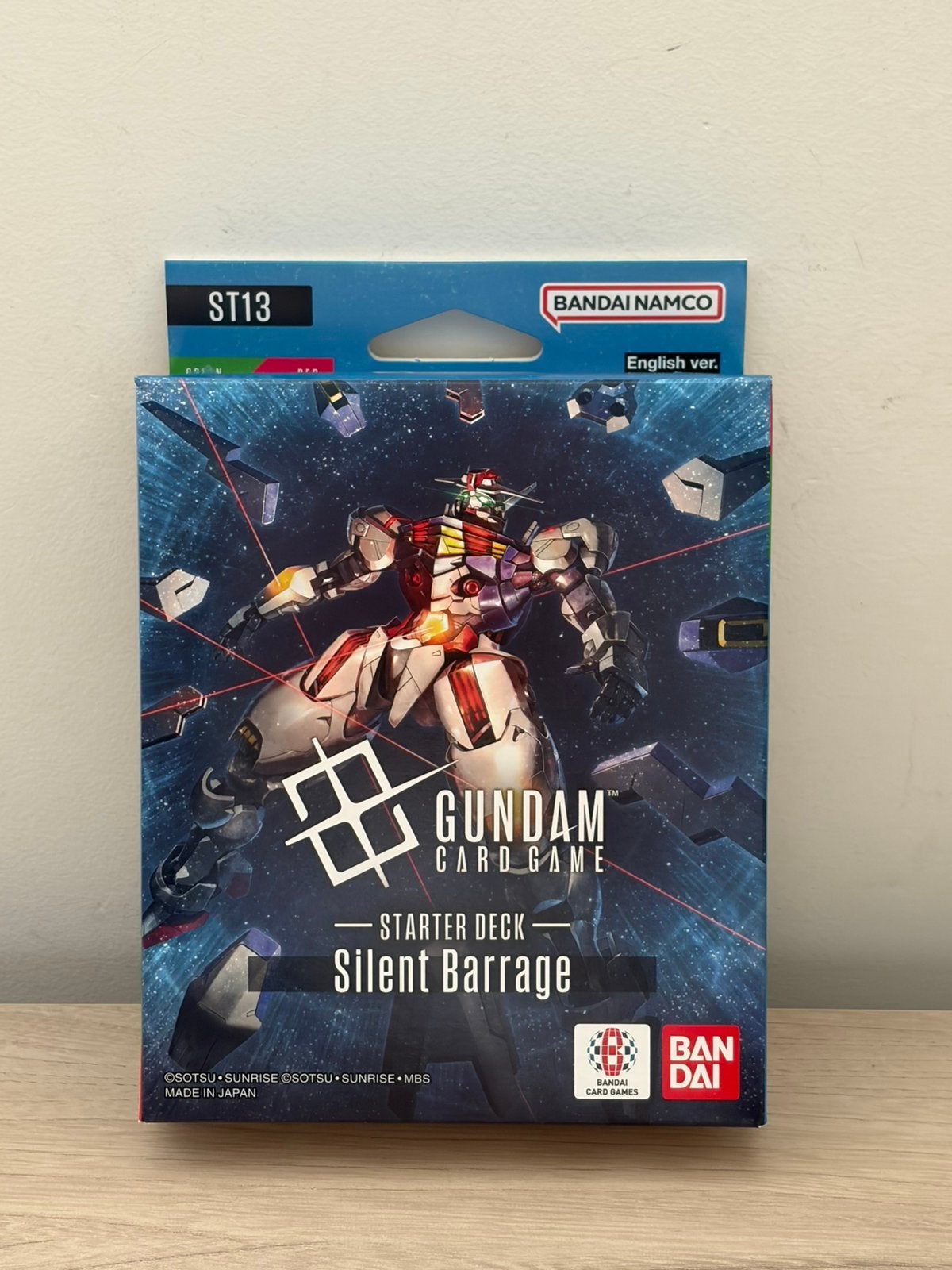 Gundam ST13 Silent Barrage Starter Deck – Green/Red English, Enlèvement ou Envoi, Comme neuf