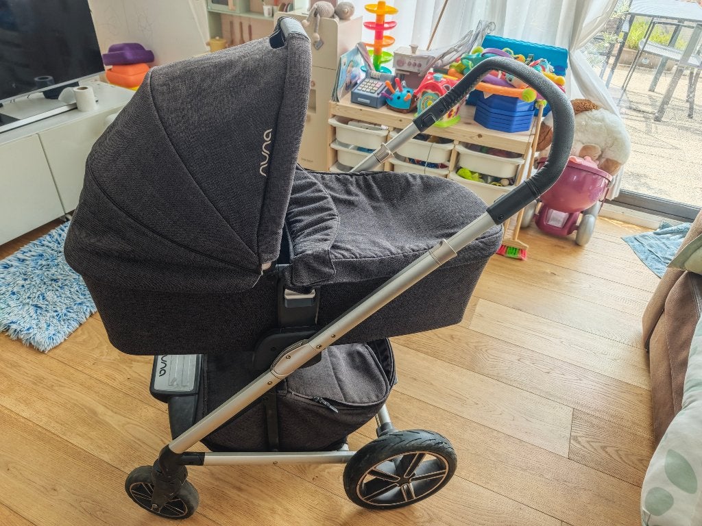 Ensemble poussette Nuna Mixx Next avec nacelle, Autres marques, Avec nacelle, Enlèvement, Utilisé